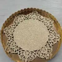 رومیزی چرم اکلیلی و مخمل شانل|پرده، رانر، رومیزی|تهران, شیخ هادی|دیوار