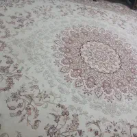 فرش کرم رنگ  دوازده متری