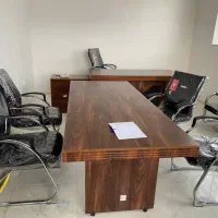 ست میز و صندلی اداری نو|دفتر کار|شاهین‌شهر, خانه کارگر|دیوار