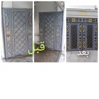 رنگ آمیزی ساختمان درب و پنجره و