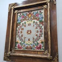 تابلو فرش طرح ساعت|تابلو فرش|اسلام‌شهر, شهرک واوان|دیوار