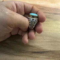 انگشتر دو پوسته فیروزه