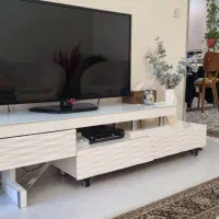 میز tv سفید مدرن