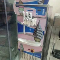 دستگاه بستنی قیفی کارپیجل لبه رنگی