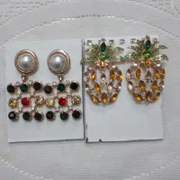 گوشواره و انگشتر استیل،رنگ ثابت