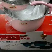 سرویس قابلمه تفلون  ۸ پارچه کویر  اصل  نو