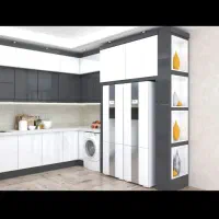 کابینت MDFهیگلاس کمددیواراقساط۱۸ماهه