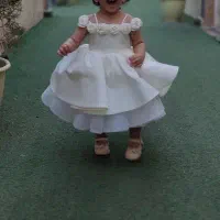 پیراهن مجلسی عروسکی یک تا دوسال|کفش و لباس بچه|مشهد, مصلی (کارمندان اول)|دیوار