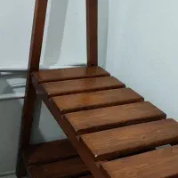 استند لباس چوبی