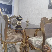 میز ناهار خوری ۶ نفره استیل