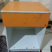 تخت کمد کودک ونونهال با یک کمد و ویترین