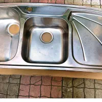 سینک دولگنه استیل تو کار