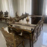 میز ناهار خوری 10 نفره در حد نو