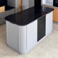 جزیره کابینت آشپزخانه به علت جا به جایی فروشی