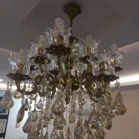 لوستر برنزی|لوستر و چراغ آویز|همدان, |دیوار