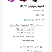 اسپیکر KTS1919|پخش‌کننده همراه|ملایر, |دیوار