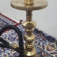 قلیان برنجی قدیمی و اصل در حد صفر