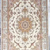 فرش دستباف ابریشمی ۴۰ رج|فرش|خوی, |دیوار