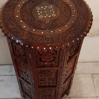 میز هندی دکوری چوبی تمام چوب