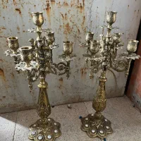 شمعدانی برنج|لوستر و چراغ آویز|ری, عباسآباد|دیوار