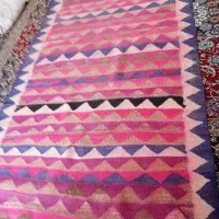 فرش، قالی، گلیم دستباف محلی قدیمی ۵۰ ساله|فرش|خرمآباد, |دیوار