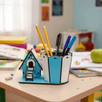 چوبی فانتزی جاقلمی رنگی