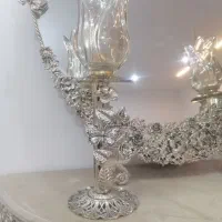 آیینه و شمعدان سیلور|صنایع دستی و سایر لوازم تزئینی|ری, سیزده آبان|دیوار