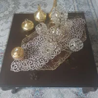 شمعدان کریستالی جا شمعی ۵ شاخه