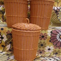 سبدهای پلاستیکی حصیری|صنایع دستی و سایر لوازم تزئینی|زنجان, |دیوار