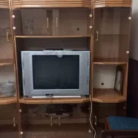 بوفه و ویترین چوبی