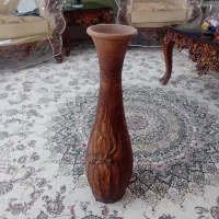 گلدان سفالی تقریبا یه متری