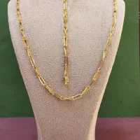 ست دستبند و زنجیر مینیمال خوش جلوه و سبک وزن