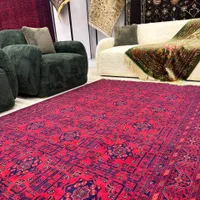 فرش دستباف کرک لاکی ۶ متری رنگ قرمز