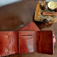 دو عدد کیف پول چرم اصل گاوی|کیف، کفش، کمربند|شیراز, وحدت|دیوار