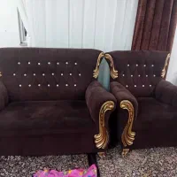 مبل ۷ نفره سالم|مبلمان خانگی و میز عسلی|فومن, |دیوار