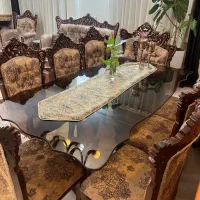 فروش مبل میز ناهار خوری سلطنتی|مبلمان خانگی و میز عسلی|شیراز, شهرک بزین|دیوار