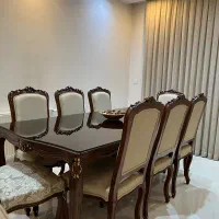 ناهارخوری غذاخوری ۸ نفره اکسیر به همراه روکش