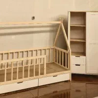 تخت چوبی مدل سرخ پوستی