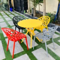 میز و صندلی غذاخوری و باغی ‌و فست فود کد111/ fiber