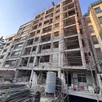 Metal scaffolding of the new structure داربست فلزی