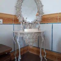 اینه شمعدان فلزی