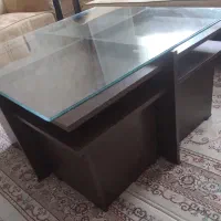 میزجلومبلی به همراه عسلی