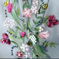 جواهردوزی|لباس|میانه, |دیوار