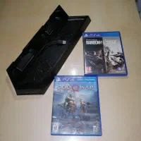 بازی ps4(گاد اف وار4 و رینبو) پایه ps4(فن شارژر)|کنسول، بازی ویدئویی و آنلاین|تهران, شهرک امام خمینی|دیوار