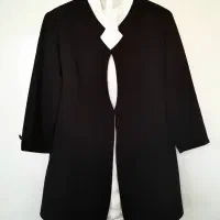 کت زنانه ۶ دکمه آستین سه رب به همراه تاپ