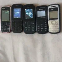 ۵ عدد گوشی نوکیا اصلی ۱۲۰۰و ۱۲۰۲و ۱۰۵