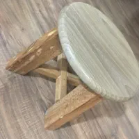 چهارپایه چوبی دست‌ساز کیفیت ممتاز