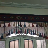 پرده آویز سنتی|پرده، رانر، رومیزی|لنده, |دیوار