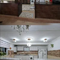 نصب برچسب کابینت،کمد دیواری ،بین کابینت و..