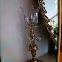اینه شمعدان جنس برنجی|آینه|زاهدان, |دیوار